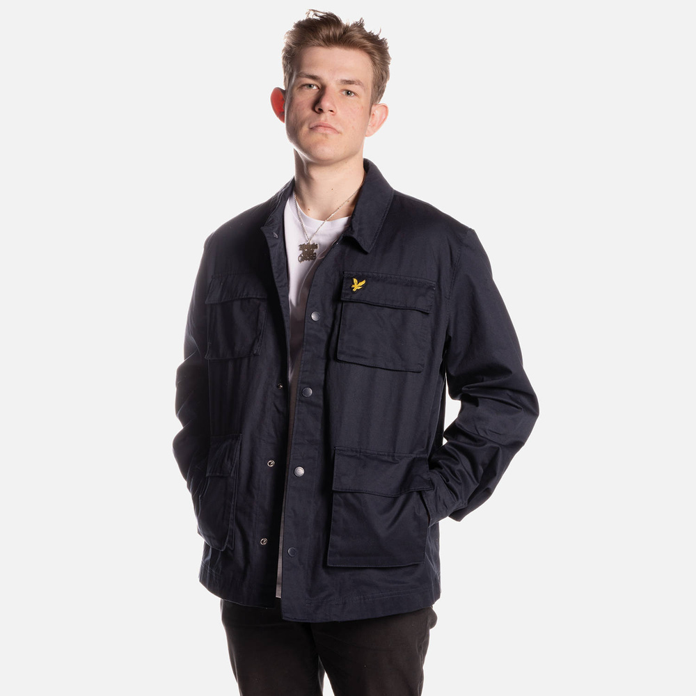 M ska granatowa kurtka Lyle Scott Field Jacket Dark Navy JK1610V Z271
