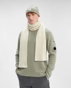 SZALIK C.P. COMPANY FLEECE KNIT SCARF MOJADE DESERT