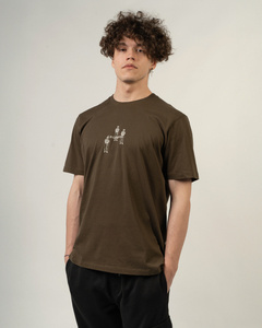 KOSZULKA C.P. COMPANY 30/1 JERSEY RELAXED GRAPHIC T-SHIRT IVY GREEN